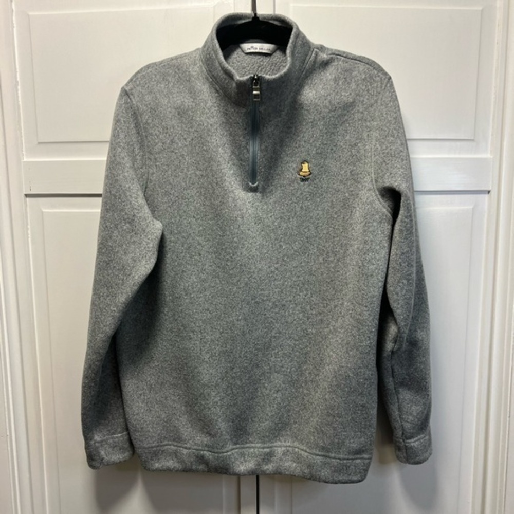 Peter Millar 1/4 Zip Fleece Lined Sweater Pullover Size Men’s Large